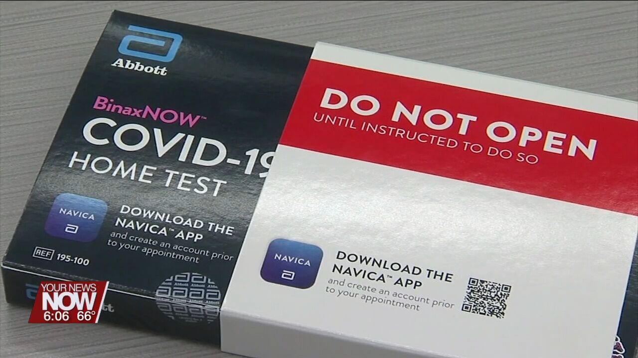 COVID-19 tests are available to the public at the Lima Public Library